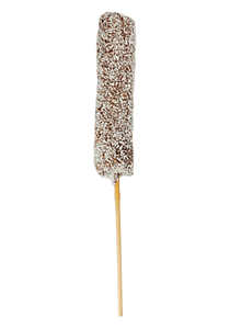 Kokospind - Karamelslikkepind overtrukket med chokolade & kokos, 50g