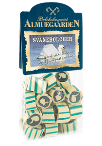 Svane bolcher med smag af blåbær & mint - Almuegaarden